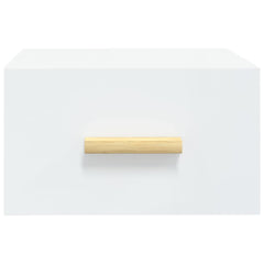 vidaXL Wall-mounted Bedside Cabinets 2 pcs White 35x35x20 cm 4