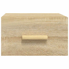 vidaXL Wall-mounted Bedside Cabinets 2 pcs Sonoma Oak 35x35x20 cm 4