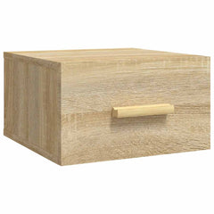 vidaXL Wall-mounted Bedside Cabinets 2 pcs Sonoma Oak 35x35x20 cm 5