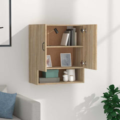 vidaXL Wall Cabinet Sonoma Oak 60x31x70 cm Engineered Wood 3