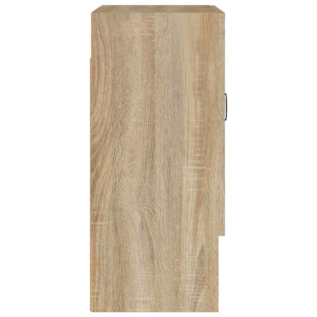 vidaXL Wall Cabinet Sonoma Oak 60x31x70 cm Engineered Wood 6