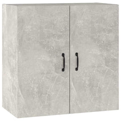 vidaXL Wall Cabinet Concrete Grey 60x31x60 cm Engineered Wood 2