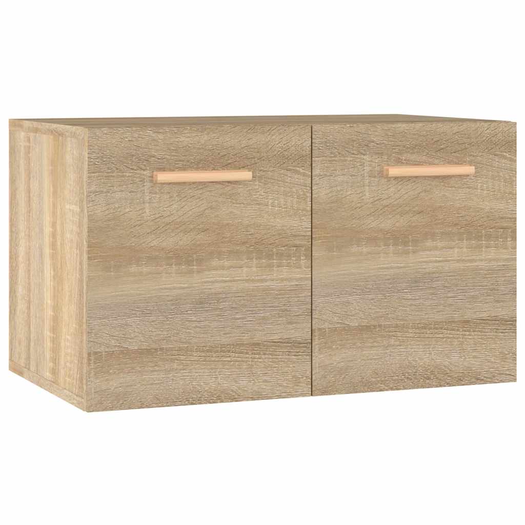 vidaXL Wall Cabinet Sonoma Oak 60x36.5x35 cm Engineered Wood 2