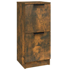 vidaXL Sideboard Smoked Oak 30x30x70 cm Engineered Wood 2