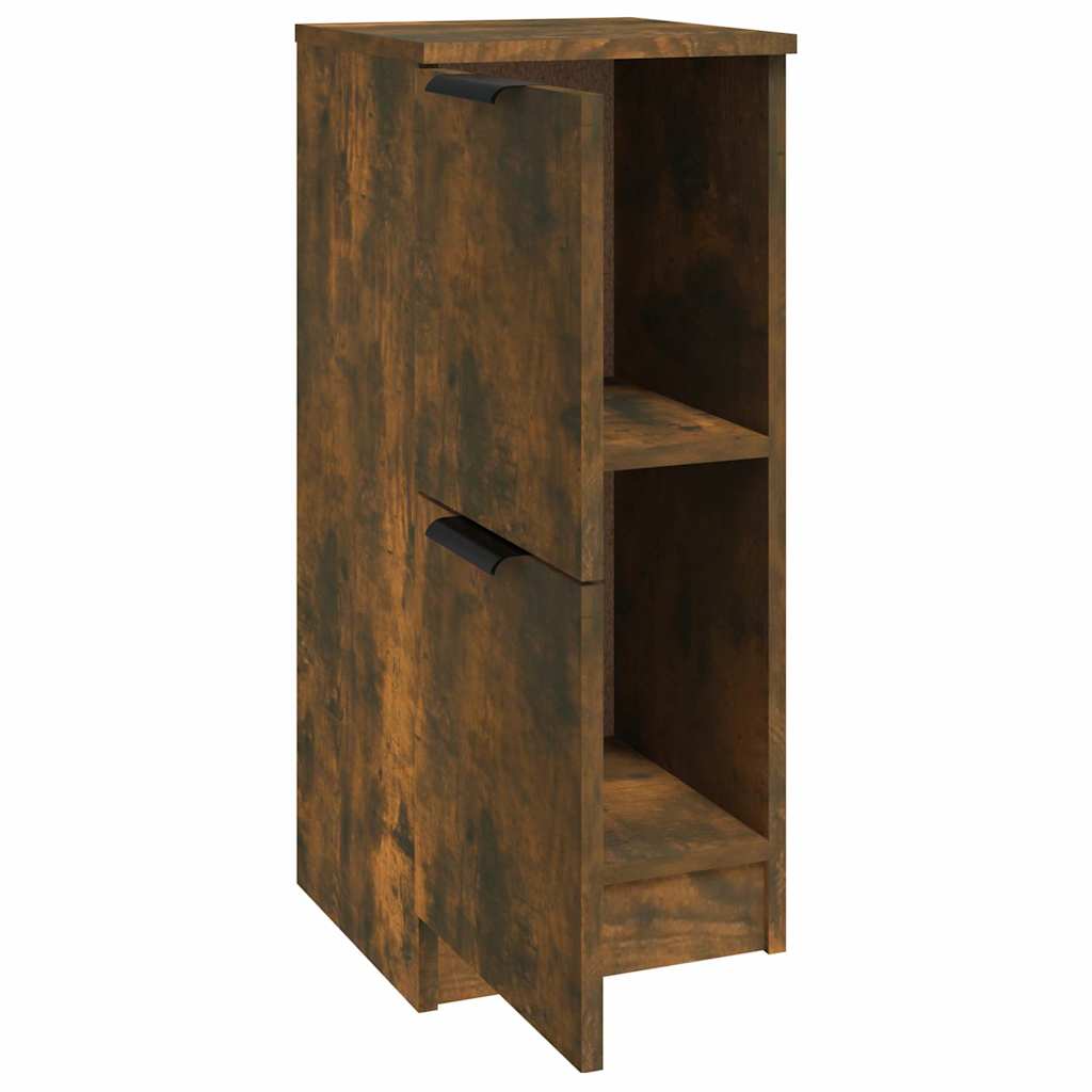 vidaXL Sideboard Smoked Oak 30x30x70 cm Engineered Wood 5