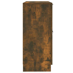 vidaXL Sideboard Smoked Oak 30x30x70 cm Engineered Wood 6