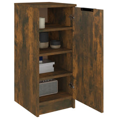vidaXL Shoe Cabinet Smoked Oak 30x35x70 cm Engineered Wood 4