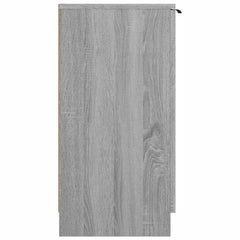 vidaXL Shoe Cabinet Grey Sonoma 59x35x70 cm Engineered Wood 4