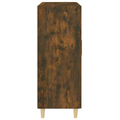 vidaXL Sideboard Smoked Oak 69.5x34x90 cm Engineered Wood 6