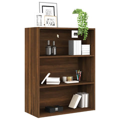 vidaXL Hanging Wall Cabinet Brown Oak 69.5x32.5x90 cm 4