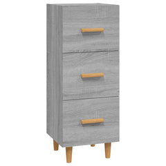 vidaXL Sideboard Grey Sonoma 34.5x34x90 cm Engineered Wood 2