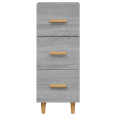 vidaXL Sideboard Grey Sonoma 34.5x34x90 cm Engineered Wood 5