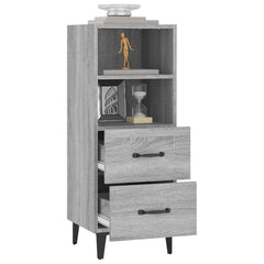 vidaXL Sideboard Grey Sonoma 34.5x34x90 cm Engineered Wood 5