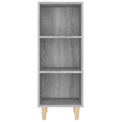 vidaXL Sideboard Grey Sonoma 34.5x32.5x90 cm Engineered Wood 5