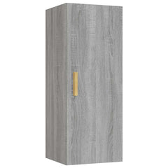vidaXL Wall Cabinet Grey Sonoma 34.5x34x90 cm Engineered Wood 2