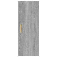 vidaXL Wall Cabinet Grey Sonoma 34.5x34x90 cm Engineered Wood 6