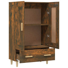 Highboard 70x31x115 cm Engineered Wood Smoked oak