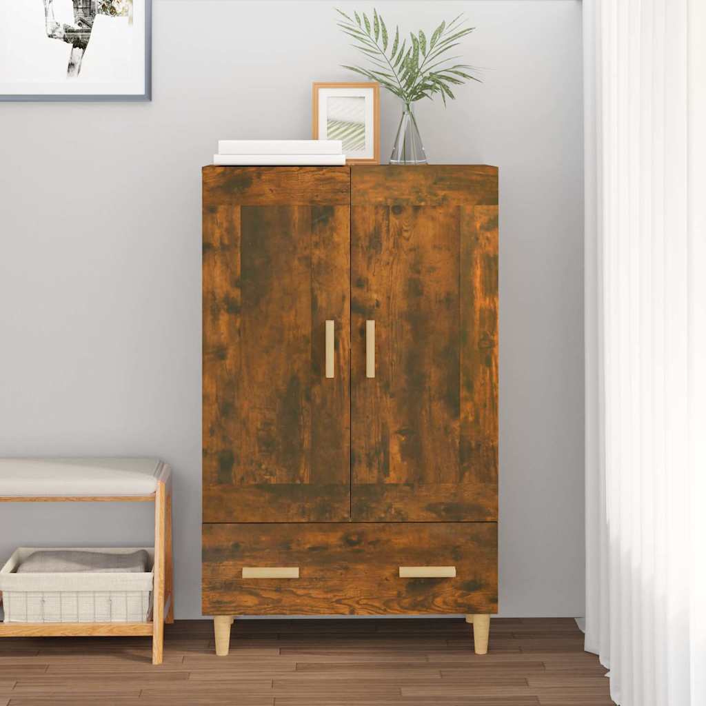 Highboard 70x31x115 cm Engineered Wood Smoked oak