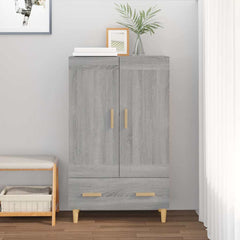 Highboard 70x31x115 cm Engineered Wood Grey sonoma
