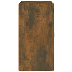 vidaXL Wall Cabinet Smoked Oak 60x31x60 cm Engineered Wood 4
