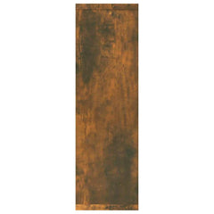 vidaXL Wall Shelf Smoked Oak 85x16x52.5 cm Engineered Wood 6