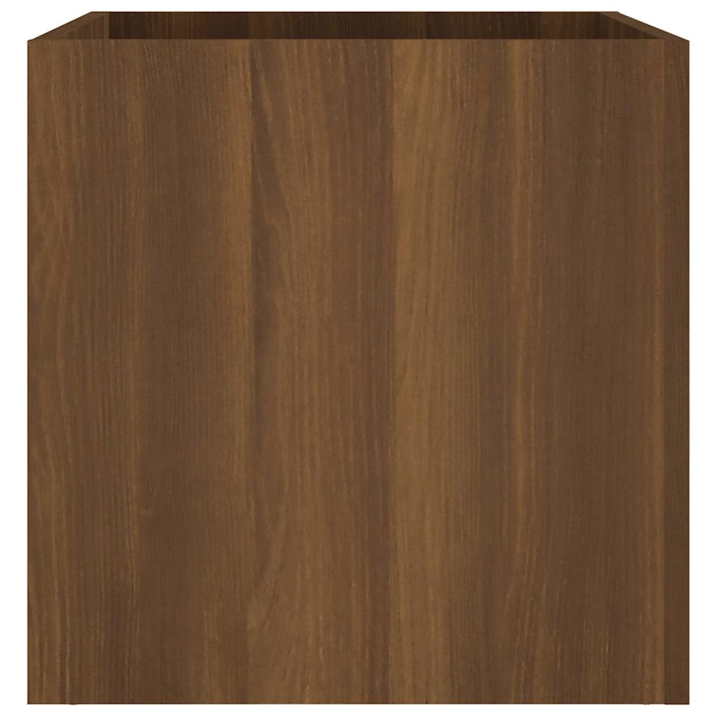 vidaXL Planter Box Brown Oak 40x40x40 cm Engineered Wood 6