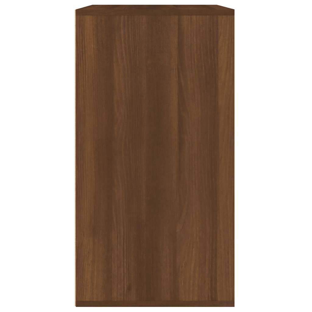 vidaXL Cosmetic Cabinet Brown Oak 80x40x75 cm Engineered Wood 5