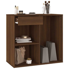 vidaXL Cosmetic Cabinet Brown Oak 80x40x75 cm Engineered Wood 6