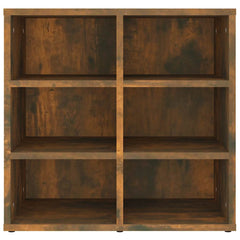 vidaXL Shoe Cabinet Smoked Oak 52,5x30x50 cm 5