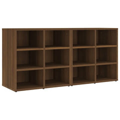 vidaXL Shoe Cabinets 2 pcs Brown Oak 52,5x30x50 cm 2