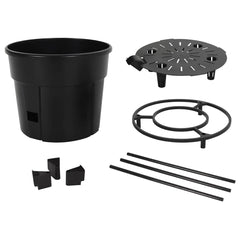 vidaXL Tomato Grower Anthracite Ø39x150 cm Polypropylene 5