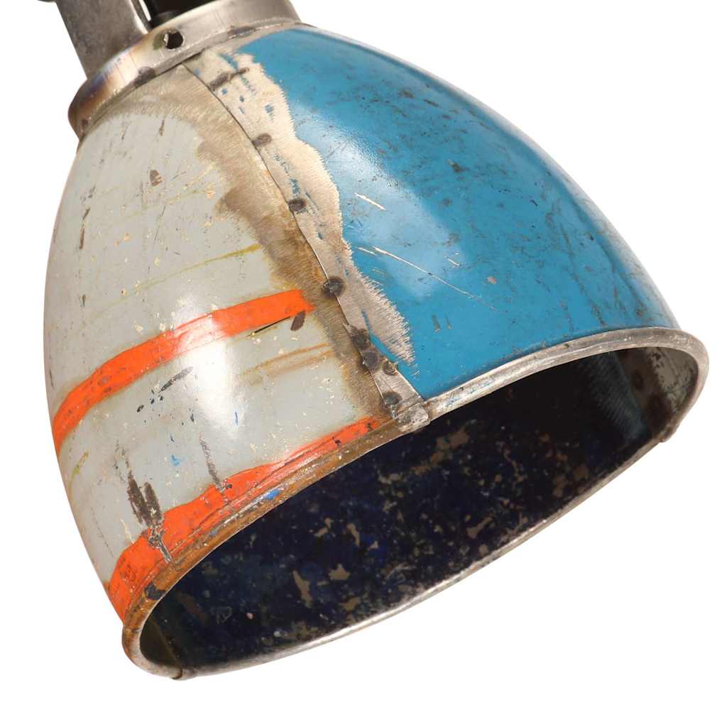 vidaXL Wall Lamp Industrial Style Multicolour Round E27 6