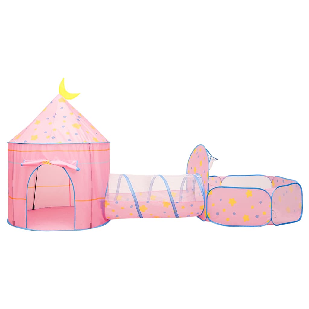 vidaXL Children Play Tent Pink 301x120x128 cm 5