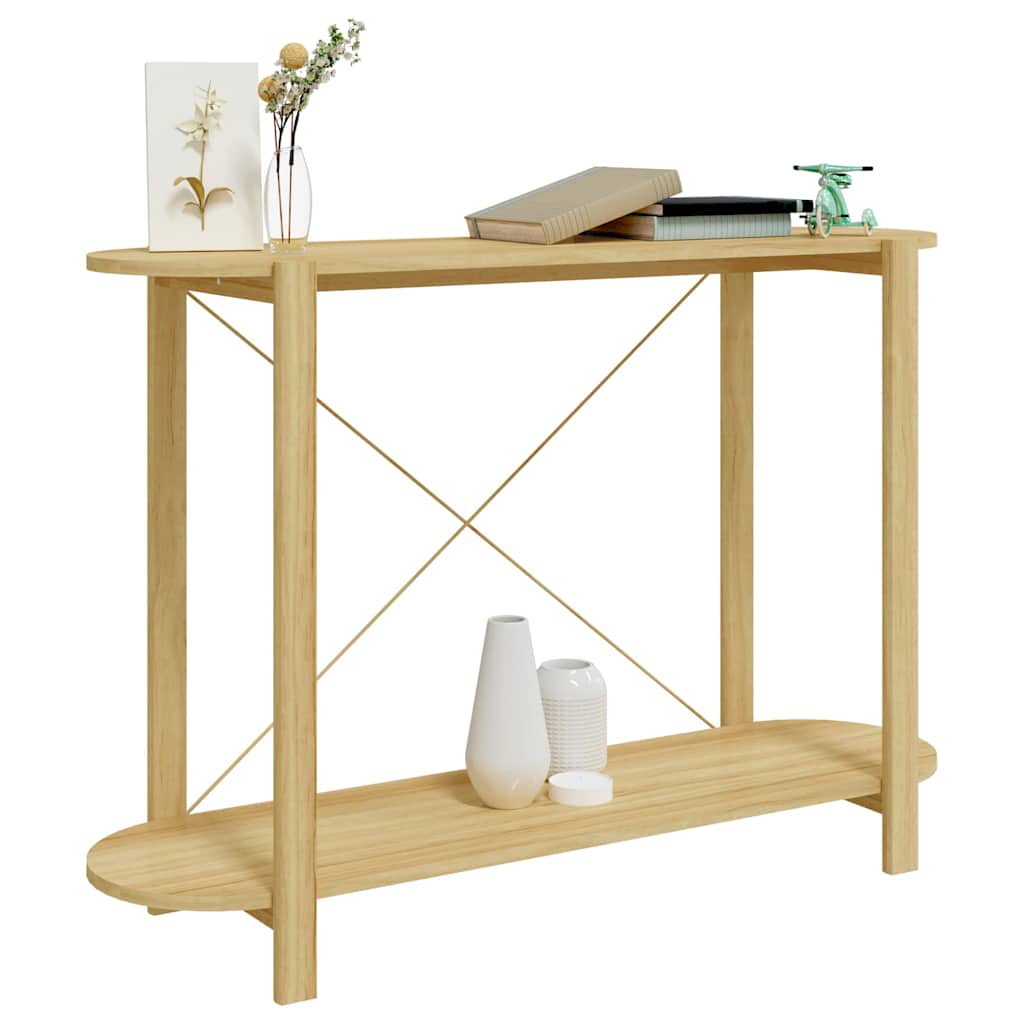 vidaXL Console Table 110x38x75 cm Engineered Wood 4