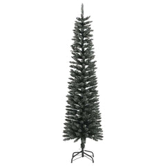 vidaXL Artificial Slim Christmas Tree with Stand Green 180 cm PVC 4