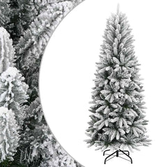 Artificial Christmas Tree White Green without LED
