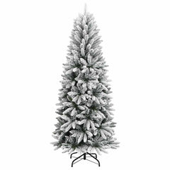 vidaXL Christmas trees Warm White PVC and Plastic and Steel and PE 2