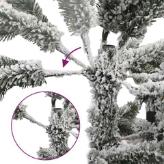 Artificial Christmas Tree White Green and White 150 cm without LED