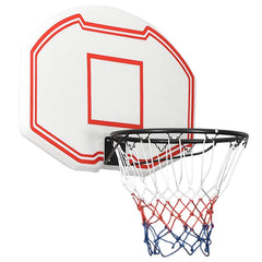 Basketball Backboard Polyethene White 90 cm 2 cm 60 cm