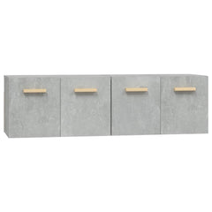 vidaXL Wall Cabinets 2 pcs Concrete Grey 60x36.5x35 cm Engineered Wood 2
