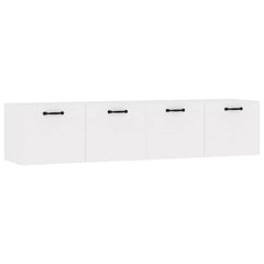 vidaXL Wall Cabinets 2 pcs White 60x36.5x35 cm Engineered Wood 2