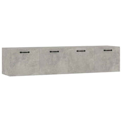vidaXL Wall Cabinets 2 pcs Concrete Grey 60x36.5x35 cm Engineered Wood 2