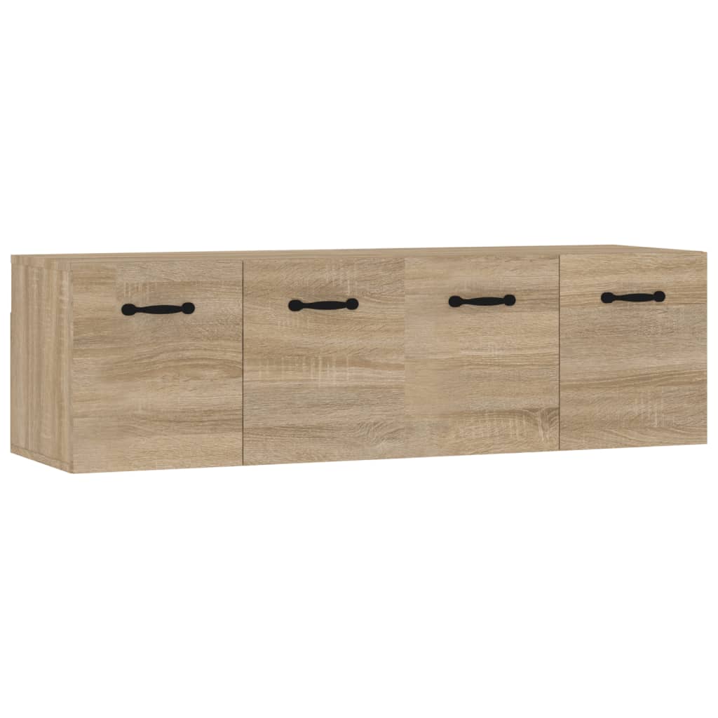 vidaXL Wall Cabinets 2 pcs Sonoma Oak 80x35x36.5 cm Engineered Wood 2