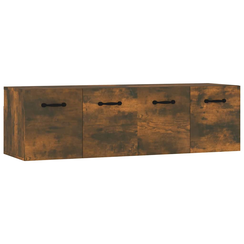 vidaXL Wall Cabinets 2 pcs Smoked Oak 80x35x36.5 cm Engineered Wood 2