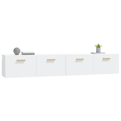 vidaXL Wall Cabinets 2 pcs White 100x36.5x35 cm Engineered Wood 4