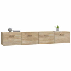 vidaXL Wall Cabinets 2 pcs Sonoma Oak 100x36.5x35 cm Engineered Wood 5