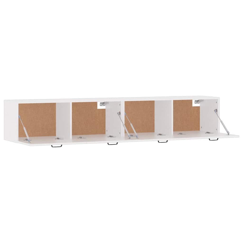 vidaXL Wall Cabinets 2 pcs White 100x36.5x35 cm Engineered Wood 5
