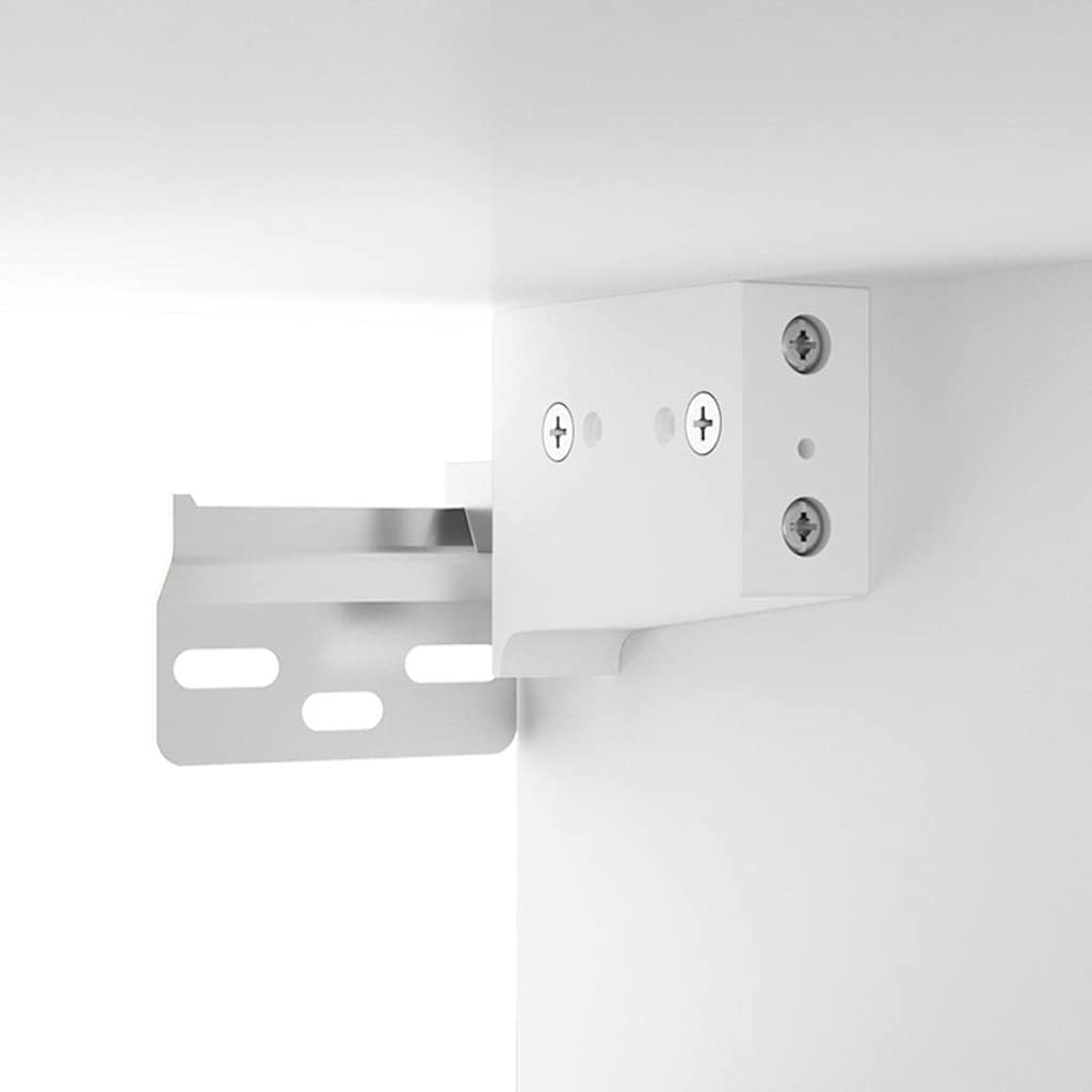 vidaXL Wall Cabinets 2 pcs White 100x36.5x35 cm Engineered Wood 6