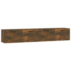 vidaXL Wall Cabinets 2 pcs Smoked Oak 100x36.5x35 cm Engineered Wood 2