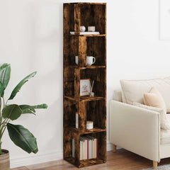Corner Cabinet 33x33x164.5 cm Engineered Wood 33 x 33 x 165 cm Smoked oak